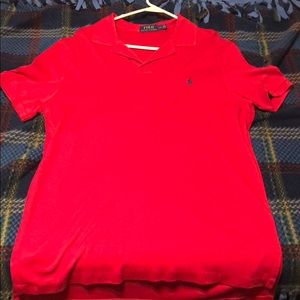 Red Ralph Lauren polo